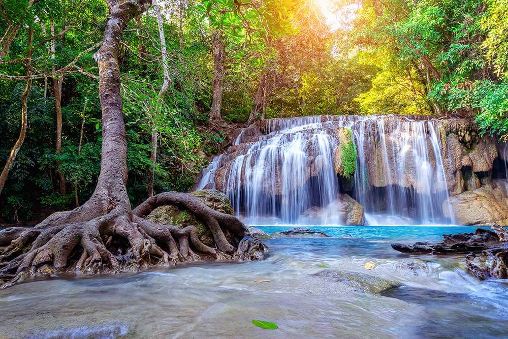 Erawan waterfall